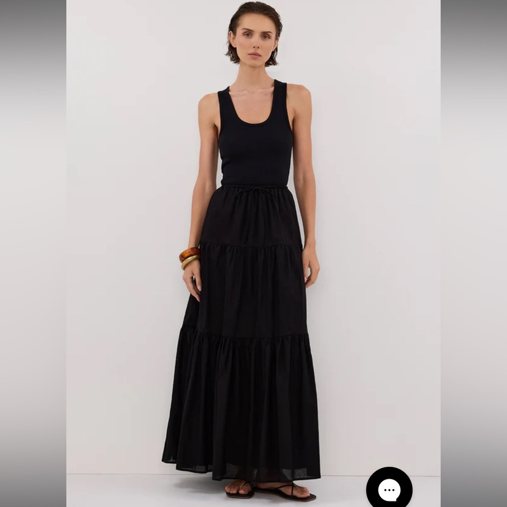 DISSH Fletcher Black Tiered Skirt (sz 8)